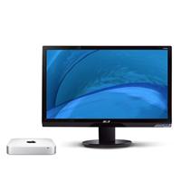 Apple Mac mini Dual-Core Intel Core i5 2.3GHz, 2GB RAM, 500GB Hard Drive, Intel HD Graphics 3000, Thunderbolt port with an Acer 21.5" 1080 Widescreen LCD Display MC815LL/A